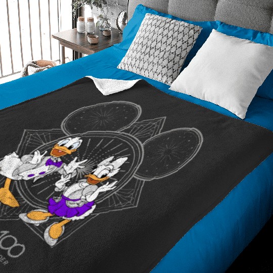 Disney 100 Years of Wonder Baby Blankets, Donald And Daisy Duck Baby Blankets