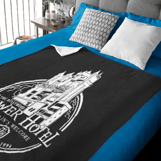 Hollywood Tower of Terror Hotel- Disney World Baby Blankets