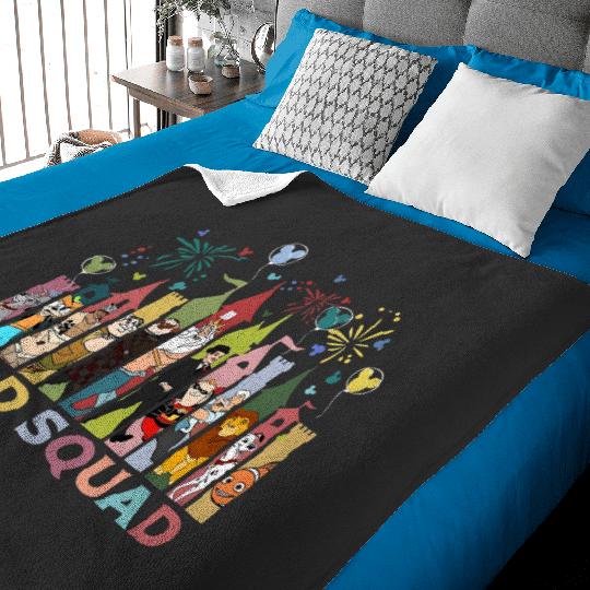 Disney Dad Squad Baby Blankets, Disney Dad Characters Baby Blankets, Father's Day Baby Blankets, Disneyland Father Baby Blankets, Disney Dad Baby Blankets, Fathers Day Gift Baby Blankets