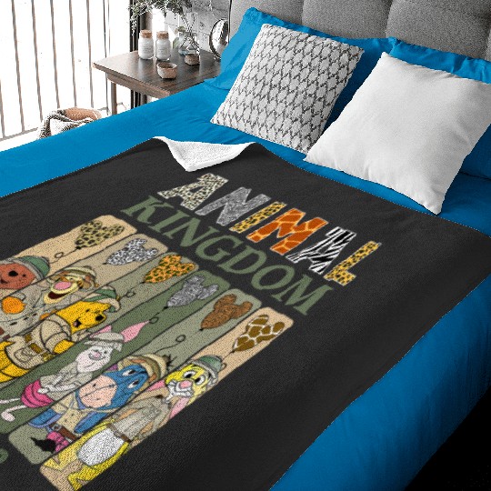 Animal Kingdom Est 1998 Baby Blankets, Pooh and Friends Safari Baby Blankets, Disney Balloon Baby Blankets