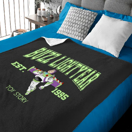 Retro Toy Story Buzz Lightyear  Baby Blankets, Disney Toy Story Group Baby Blankets