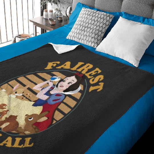 Retro 90s Disney Snow White Baby Blankets