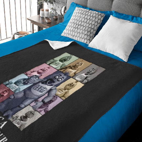 Vintage Fnaf Chica Eras Tour Baby Blankets, Five Nights at Freddy Chica Baby Blankets