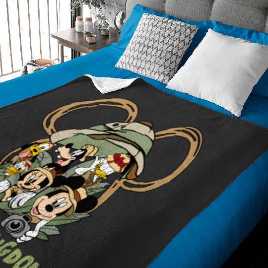 Disney Animal Kingdom Baby Blankets, Animal Kingdom Baby Blankets, Animal Kingdom Family Baby Blankets, Disney Matching Baby Blankets