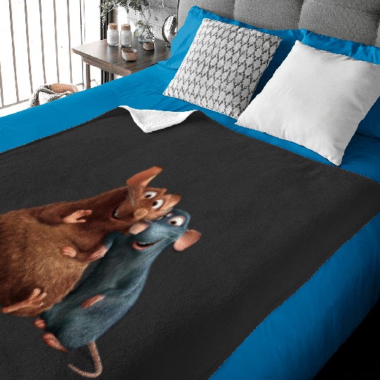 Ratatouille Emile and Remy Disneyland 2023 Baby Blankets Disney Trip 2023