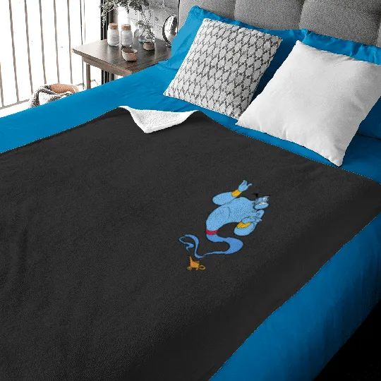 Genie Disney Disneyland Baby Blankets