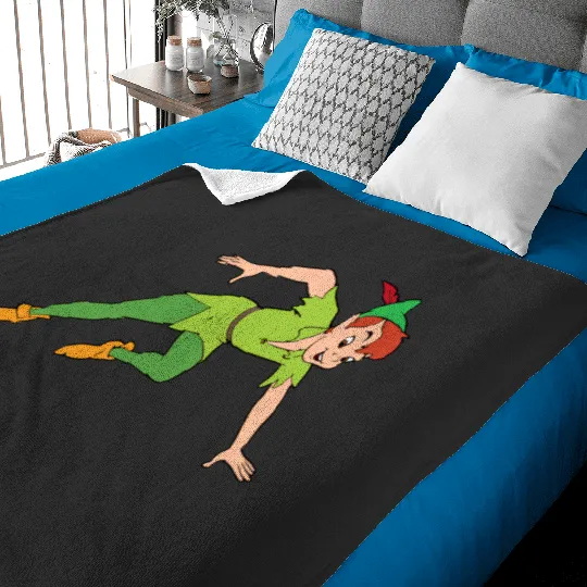 Peter Pan Disney Baby Blankets, Lost Boys Baby Blankets, Cute Peter Pan Baby Blankets, Peter Pan Fan Gift