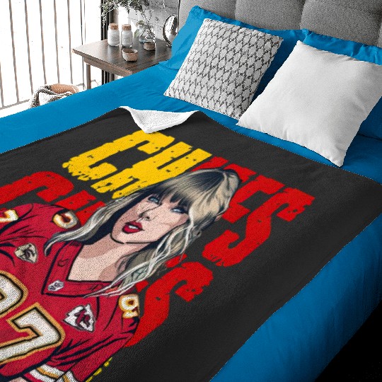 Discover Taylor Hearts Kelce in Chiefs Baby Blankets, Traylor Swelce Taylor Version Fan Baby Blankets