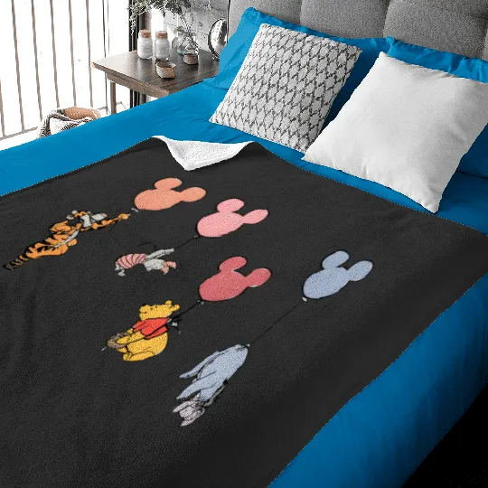 Winnie The Pooh And Friends Baby Blankets, Disney Winnie The Pooh Gift Winnie The Pooh Baby Blankets