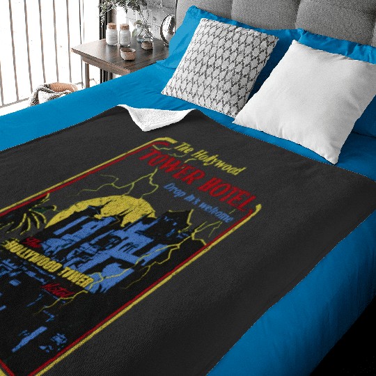 The Hollywood Tower Hotel The Twilight Zone Baby Blankets / Disney Scary Halloween Baby Blankets
