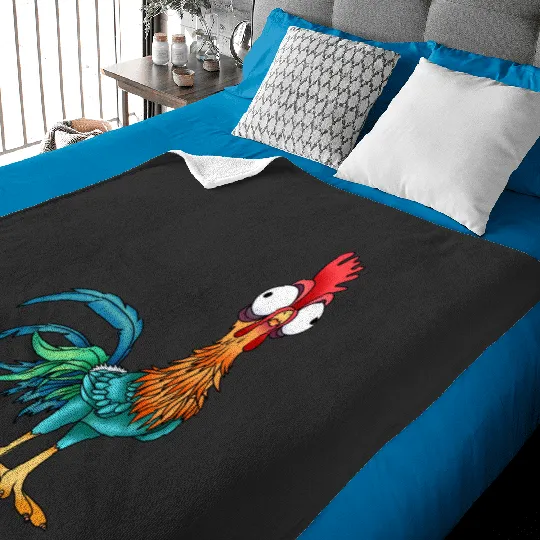 Disney Moana Cute Hei Hei Chicken Portrait Baby Blankets,  WDW Magic Kingdom Disneyland Family Vacation Holiday Gift