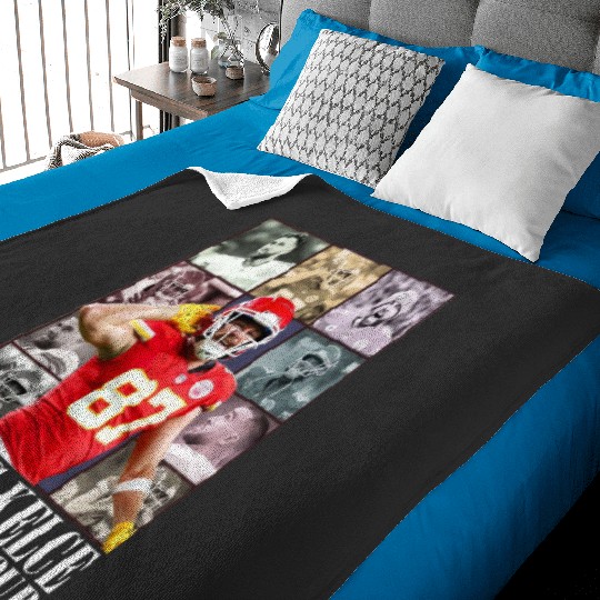 Discover Vintage Travis Kelce The Eras Tour Baby Blankets, Vintage Travis Kelce