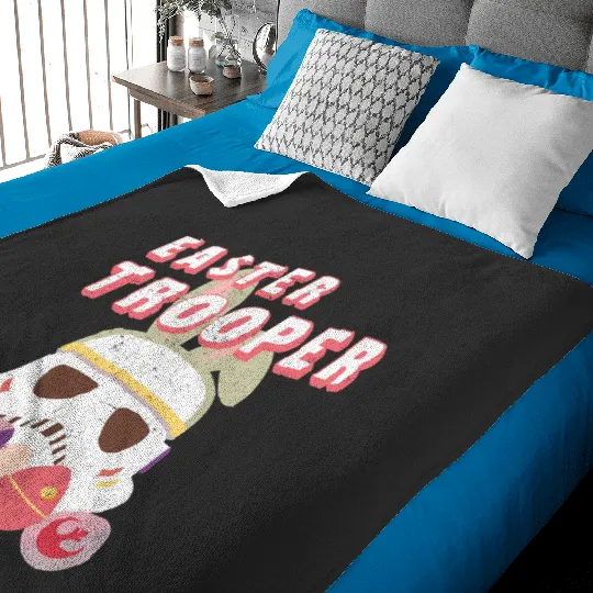 Star Wars Easter Stormtrooper Disney Easter Baby Blankets, Family Easter Baby Blankets, Easter Bunny Baby Blankets, Easter Egg Baby Blankets