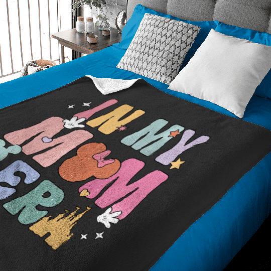 In My Mom Era Baby Blankets, Funny Disney Mom Baby Blankets, Retro Mom Era Baby Blankets