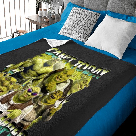 Can't Today I'm Swamped Baby Blankets, Shrek Baby Blankets, Disney Fiona Princess Baby Blankets