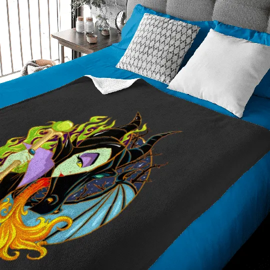Maleficent Villain, Maleficent Villan Disney Baby Blankets