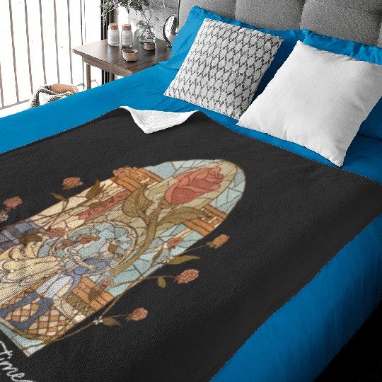 Vintage Tale as Old as Time  Baby Blankets, Retro Beauty and the Beast Baby Blankets, Disney Princess Baby Blankets, Belle Beauty Princess Tees
