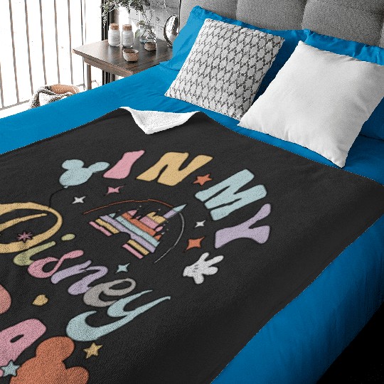 Discover In My Disney Era Baby Blankets, Retro Walt Disney World Baby Blankets, Girls Trip Disney Baby Blankets