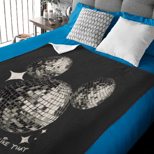 Me and Mickey Vibe Like That Baby Blankets, Mouse Disco Ball Baby Blankets, Disney Eras Tour Baby Blankets, Theme Park Orlando Magic Disco Ball Eras Mouse Baby Blankets