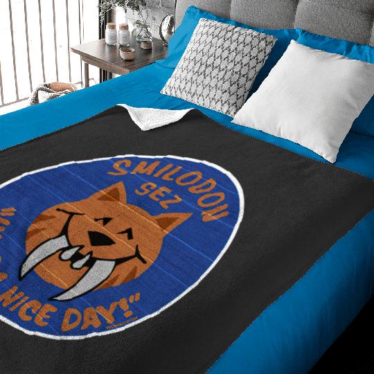 Smilodon Sez Have A Nice Day - Disney - Baby Blankets