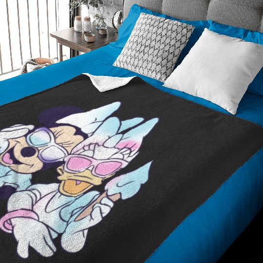 Minnie and Daisy Baby Blankets, Disney 100 Years Of Wonder Baby Blankets