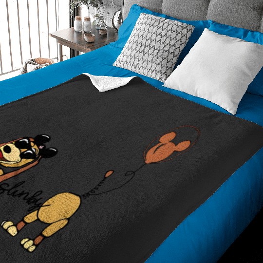 Slinky Dog Baby Blankets, Slinky T.oy S.tory Baby Blankets, T.oy S.tory Baby Blankets, Disney Balloon Baby Blankets