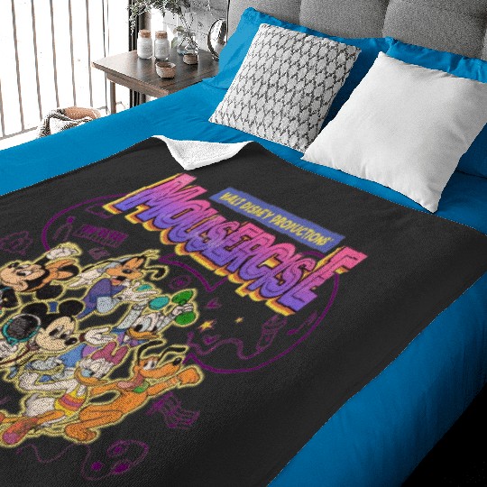 Mousercise Baby Blankets, Vintage Disney Baby Blankets