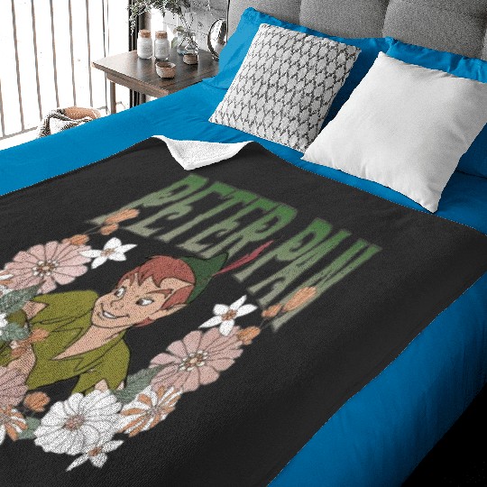 Disney Peter Pan Characters Baby Blankets, Vintage Disney Peter Pan Baby Blankets