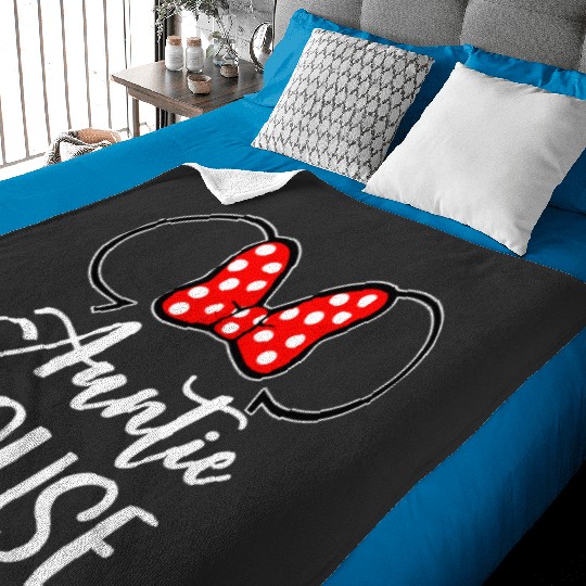 Disney Auntie Baby Blankets, Auntie mouse, Disney mouse, Disney Baby Blankets, Minnie Baby Blankets, Disney Aunt Gift