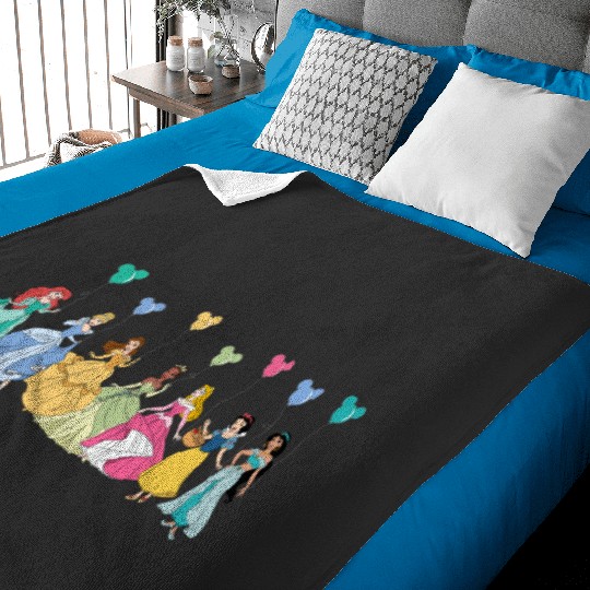 Disney Princess Baby Blankets, Disney Character Baby Blankets, Disney Balloon Baby Blankets