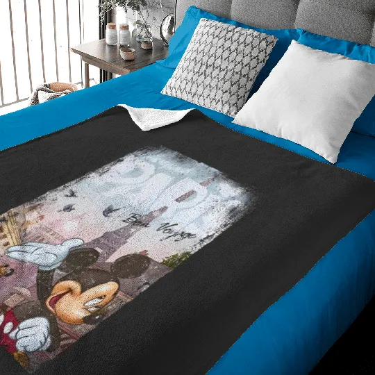 Disneyland Paris Mickey Baby Blankets, Eiffel Tower Mickey Baby Blankets