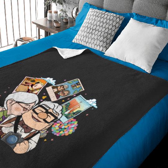 Adventure is Out There Disney Pixar Up Baby Blankets, Vintage Carl And Ellie Up House