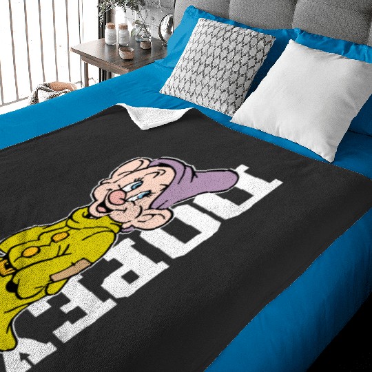 Disney Dopey Dwarf Portrait Baby Blankets, Snow White and Seven Dwarfs Baby Blankets