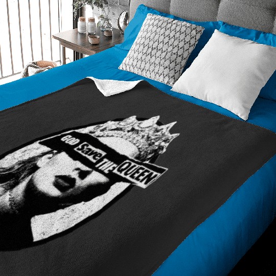 God Save The Queen Baby Blankets, Eras Tour Baby Blankets