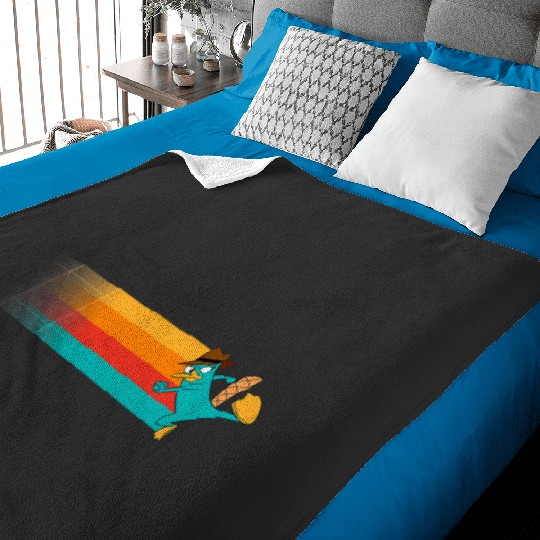 Disney Channel Phineas and Ferb Perry the Platypus Baby Blankets