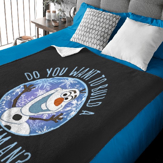 disney frozens Olaf Do You Want To Build A Snowman Baby Blankets