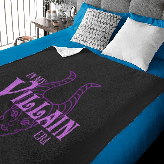 Disney Villains In My villain eras Maleficent Text Logo Baby Blankets