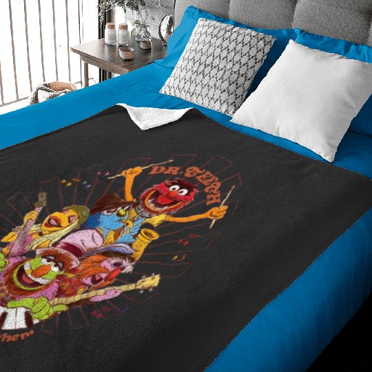 Disney The Muppets Dr Teeth & Electric Mayhem Keyboard Band Baby Blankets