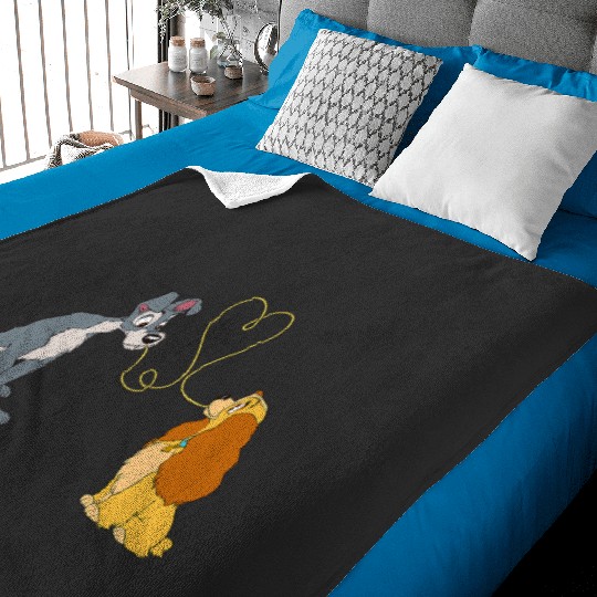Disney Lady and The Tramp Bella Notte Baby Blankets
