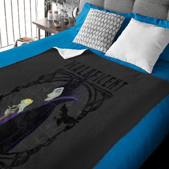 Disney Villains Maleficent Side Look Baby Blankets