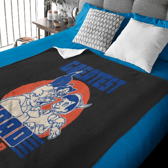 Disney Pinocchio and Geppetto Greatest Dad Ever No Lie Baby Blankets