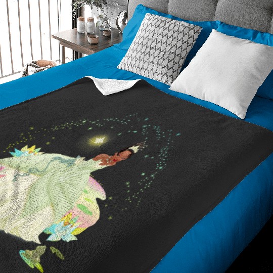 Disney The Princess and The Frog Tiana on a Bayou Baby Blankets