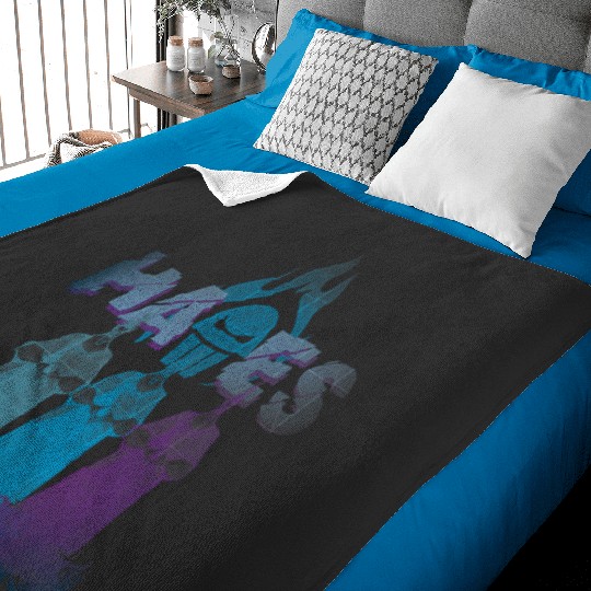 Disney Villains Hercules Hades Distressed Metal Rock Band Baby Blankets