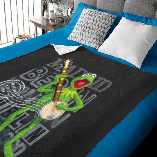 Disney The Muppets Vintages World Tour Kermit Banjo Baby Blankets
