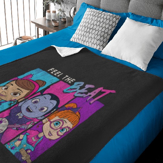 Disney Vampirina Scream Girls Band Feel the Beat Baby Blankets