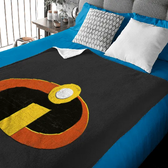 Disney Pixarss The Incredibles Distressed Super Emblem Baby Blankets