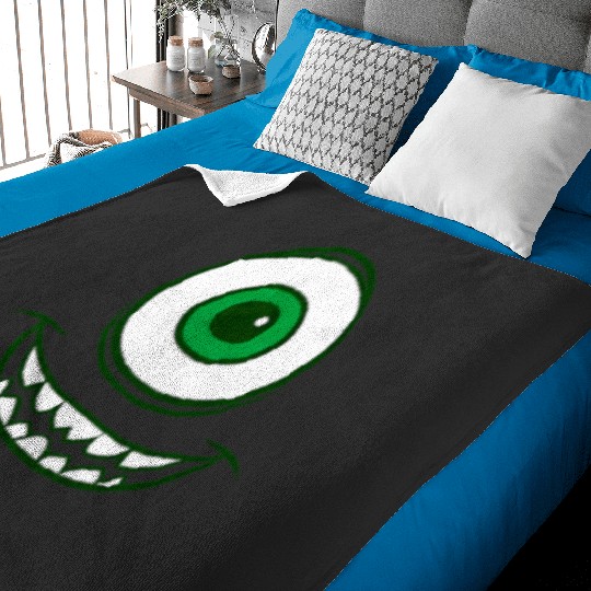Disney Monsters Inc. Mike Wazowski Halloween Baby Blankets