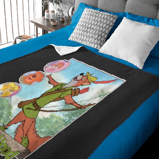 Womens Disney Robin Hood Classic Disney Film Retro V-Neck Baby Blankets