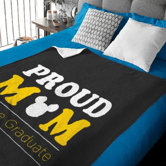 Disney Graduation Proud Mom of Grad Tank Top Baby Blankets