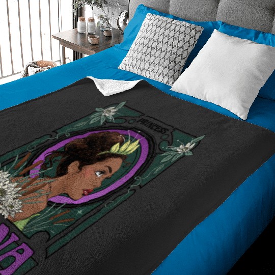 Disney The Princess The Frog Tiana Profile Sketch Baby Blankets